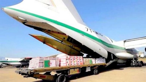 INCROYABLE : L’Algérie envoie 3 avions avec 80 tonnes d’aide humanitaire au Sénégal