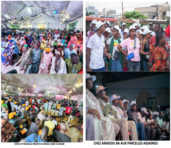 MOBILISATION, ADHÉSION...Aly béni, Amadou banni