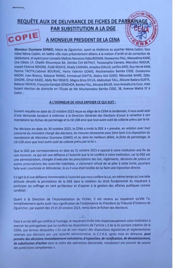 URGENT: Fiches de Sonko, ça risque de chauffer à la DGE, Ayib Daffé sur place à 15h