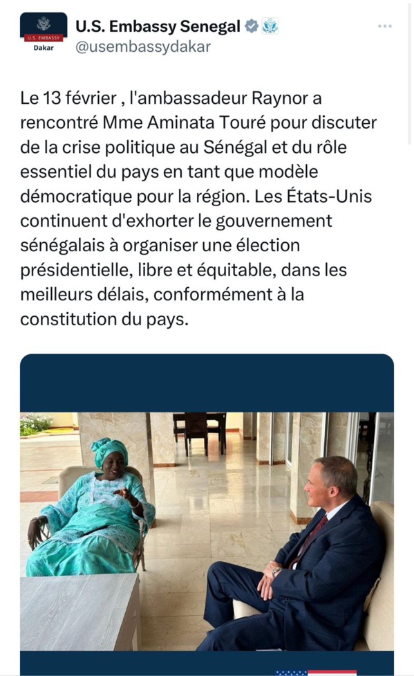 CRISE SÉNÉGAL: MIMI enterre Macky à l'ambassade des Etats Unis