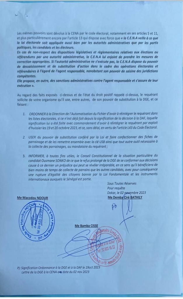 URGENT: Fiches de Sonko, ça risque de chauffer à la DGE, Ayib Daffé sur place à 15h