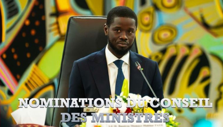 Les nominations en conseil des ministres du Mercredi 12 Mars 2025.