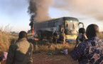 Daaka de Médina Gounass : Un bus rempli de pèlerins prend feu